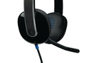 Logitech H540 Wired on-Ear Laser-Tuned Headset - Black