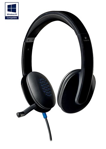 Logitech H540 Wired on-Ear Laser-Tuned Headset - Black