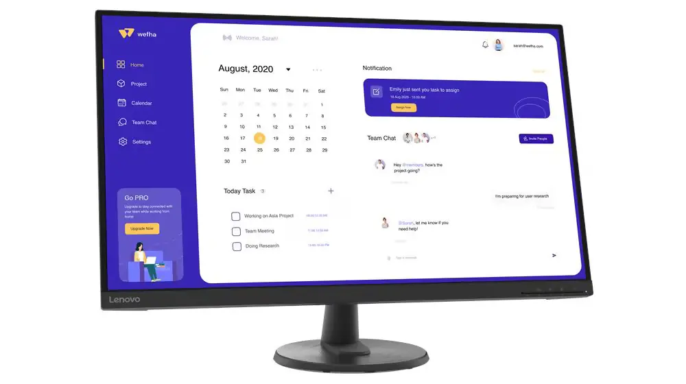 [63DAGAT2EU] Lenovo C32u-40 Ultra-HD 75Hz HDMI 32" Desktop Monitor