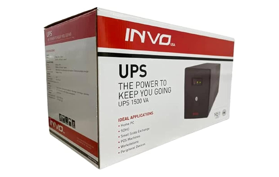 Invo Backup Offline Line Interactive 2000VA UPS (Batteries Inside) 1YR
