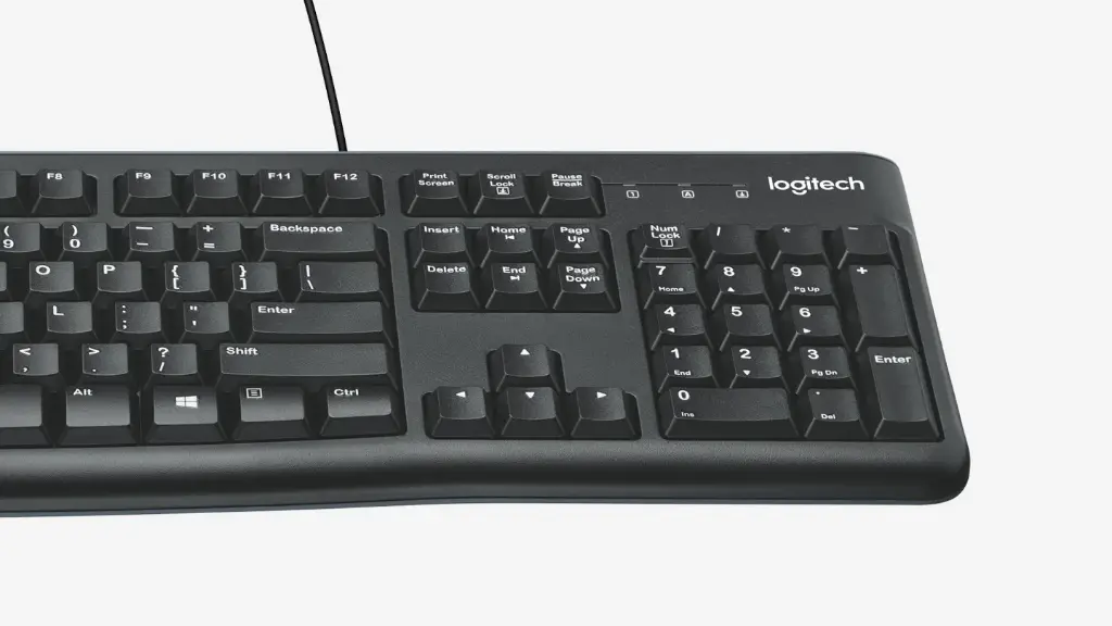 Logitech USB Wired Full-Sized Keyboard & Mouse Combo
