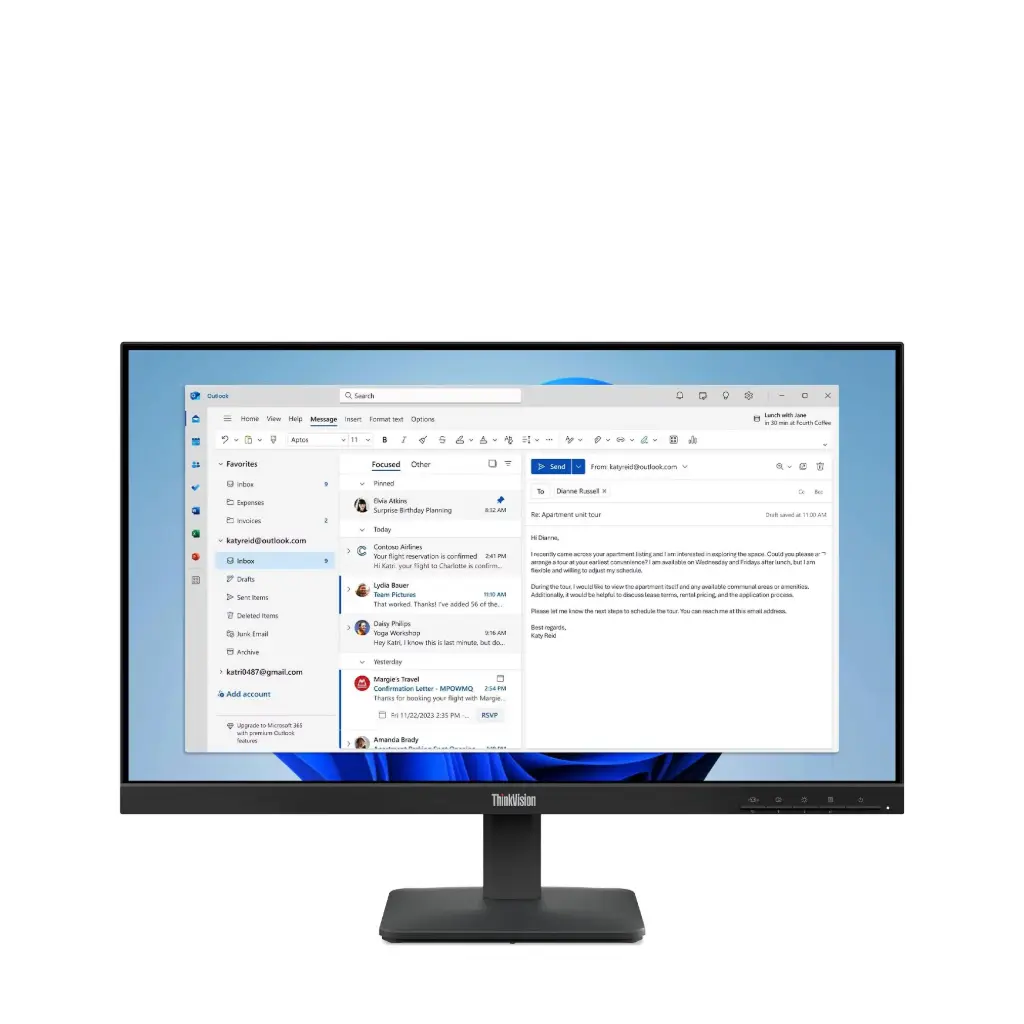 Lenovo Thinkvision S24-4e Full-HD 23.8" Desktop Monitor