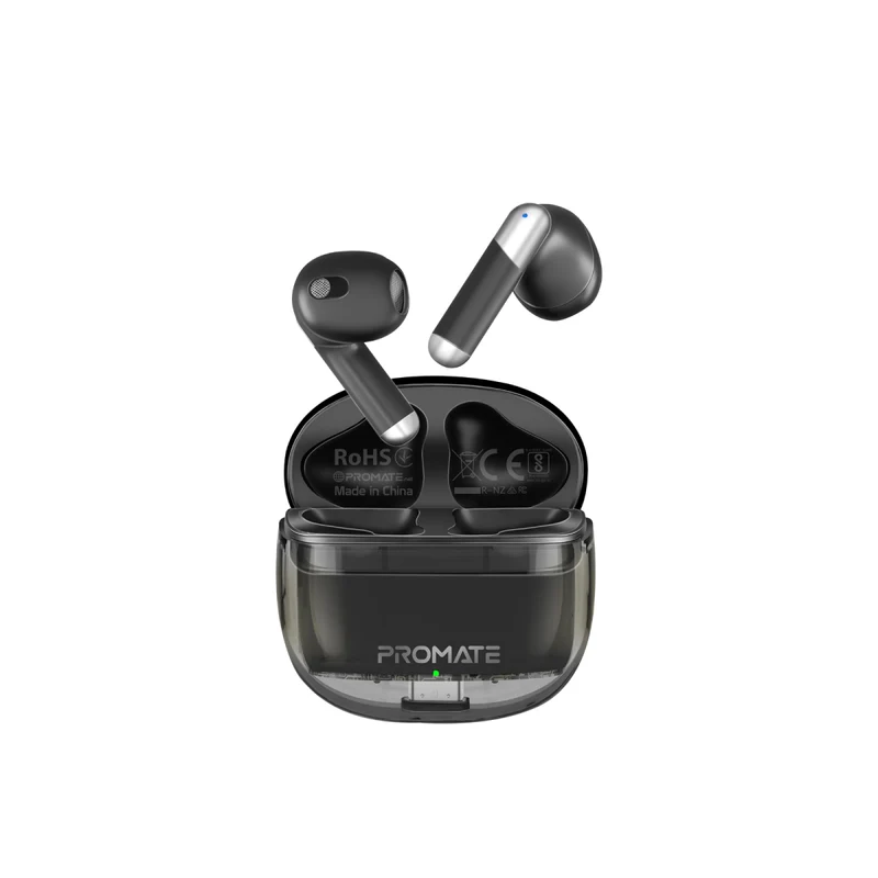 Promate HD Transparent TWS Earbuds IntelliTouch