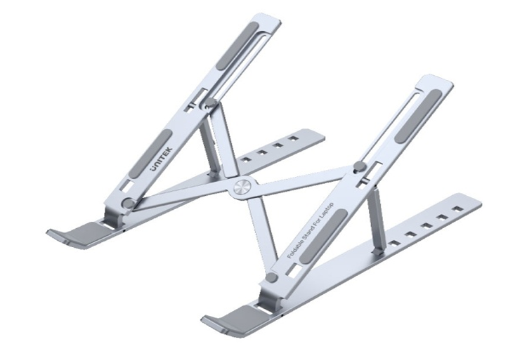 Steel Grey Foldable Laptop Stand