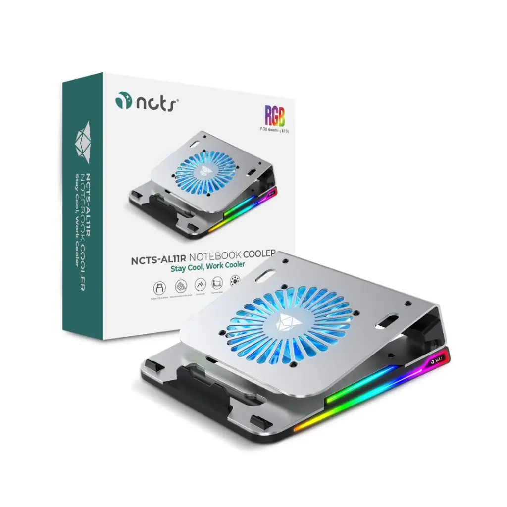NCTS RGB Breathing LEDs Laptop Cooler