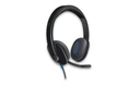 Logitech H540 Wired on-Ear Laser-Tuned Headset - Black