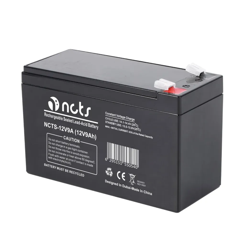 NCTS 12V 9A Sealed Lead-Acid UPS Rechargeable Battery