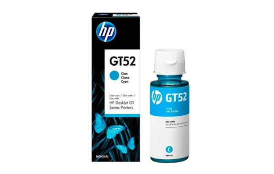 HP M0H54AE/GT52 Ink Cartridge Cyan, 8K Pages 70ml for HP Printer