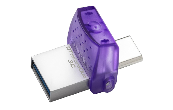Kingston DataTraveler MicroDuo 3C 128GB USB A & C Flash Drive