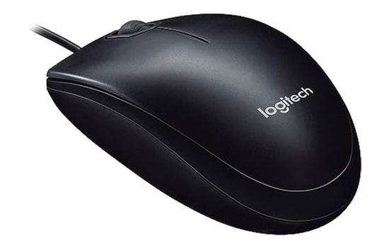 Logitech USB Full-size Comfort Design Wired Mouse