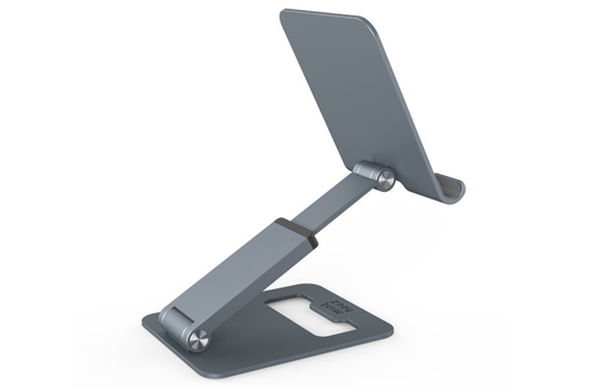 Mint Houz Adjustable Gray Mobile Stand