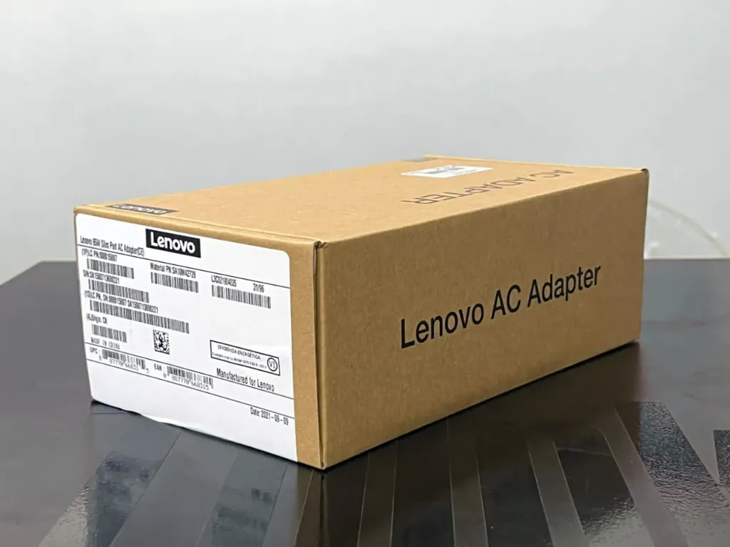 Lenovo Original 65 Watts Slim Tip AC Adapter