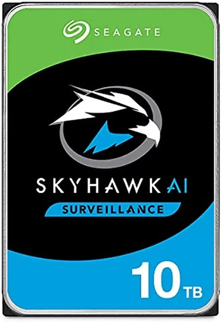 Seagate Ai Skyhawk SATA 3.5" 10TB HDD (CCTV)