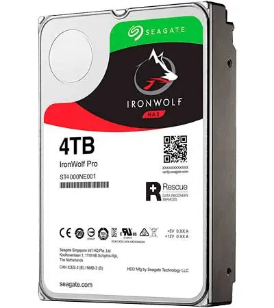 [ST4000NT001] Seagate Ironwolf Pro SATA 3.5" 4TB 256MB 7200 RPM HDD (NAS)