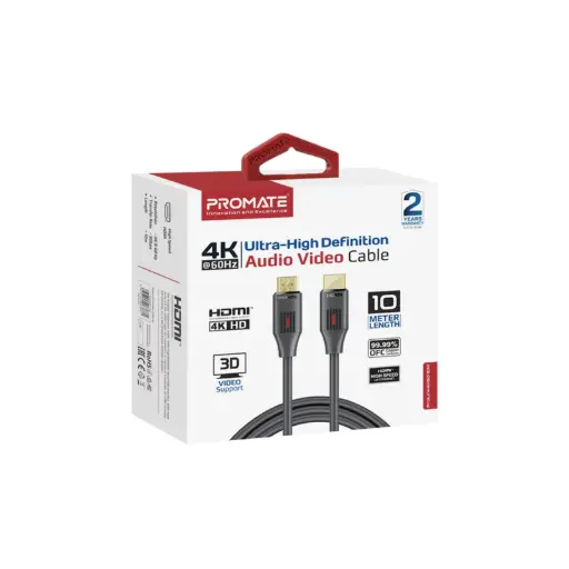 [PROLINK4K60-10M] Promate 4K/60Hz Ultra-HD 10 Meters HDMI Cable