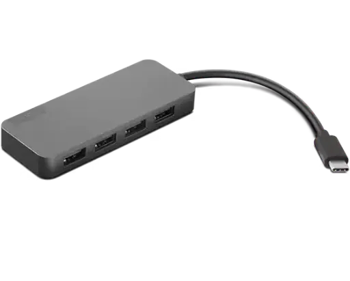 [4X90W86497] Lenovo ThinkPlus USB-C 4-in-1 USB-A Hub