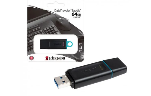 [DTX/64GB] Kingston USB3.2 Flash 64GB DTX DataTraveler EXODIA Flash Drive