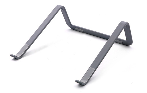 [BJ57] Laptop Steady Plastic Curved Grey Stand