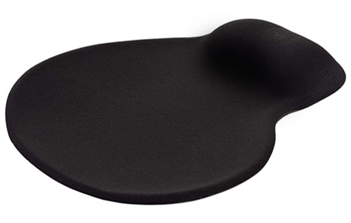 [L-1108] Logilily Gel Wrist Black Mouse Pad