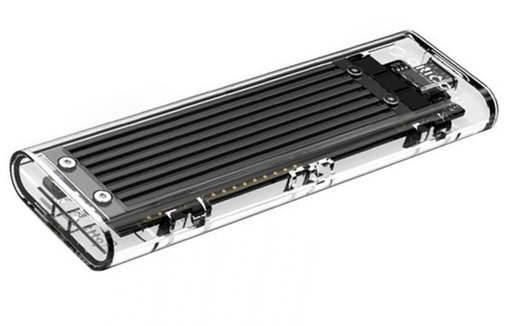 [ORICO-TCM2-C3-BK-BP] ORICO Type-C M.2 SSD NVMe Transparent Black Enclosure