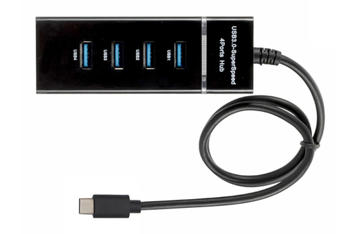 [USB-4P-3] USB-A 3.0 4-Ports 30cm Hub