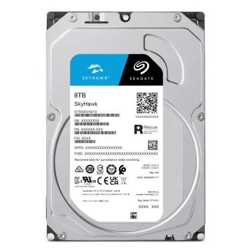 [ST8000VX010] Seagate Skyhawk SATA 3.5" 8TB HDD (CCTV)