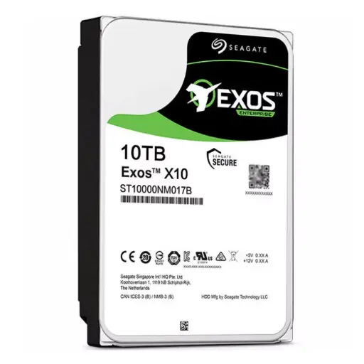 [ST10000NM017B] Seagate EXOS Enterprise SATA 3.5" 10TB 256MB 7200 RPM HDD