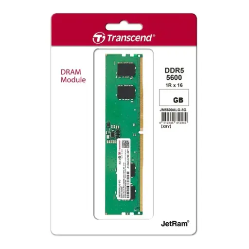 [JM5600ALE-32G] Transcend 32GB DDR5 5600MHz Desktop Memory (RAM)