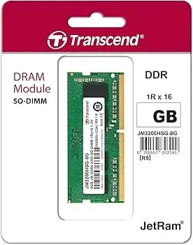 [JM3200HSE-16G] Transcend 16GB DDR4 3200MHz Laptop Memory (RAM)