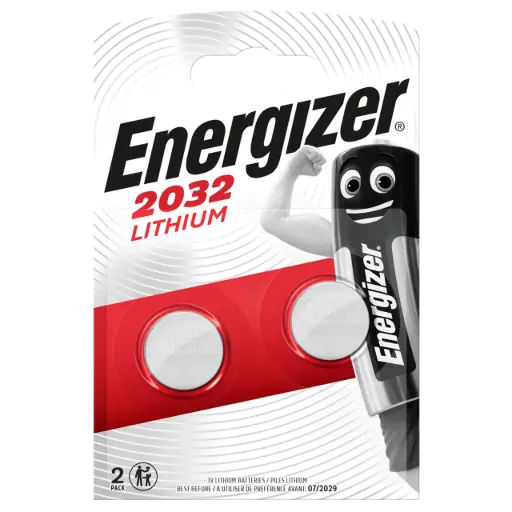 [3V2032-2] Energizer 2032 Lithium Computer Battery (Pack of 2)