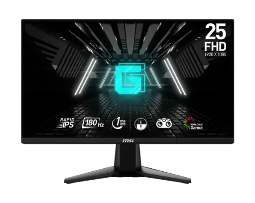 [G255F] MSI 24.5" G255F 180HZ 1ms Rapid IPS Full-HD Gaming Monitor